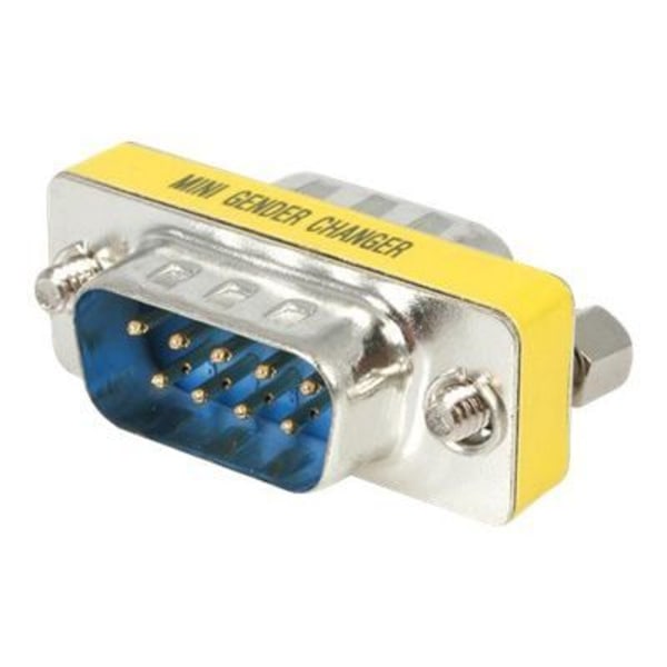DB9 slim serie kønsskifter - STARTECH - M/M - DB9 til DB9 kobling - Serie køn inverter