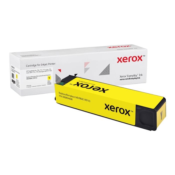 HP 991X (M0J98AE) -yhteensopiva keltainen PageWide -kasetti - XEROX - Riittoisuus 16 000 sivua