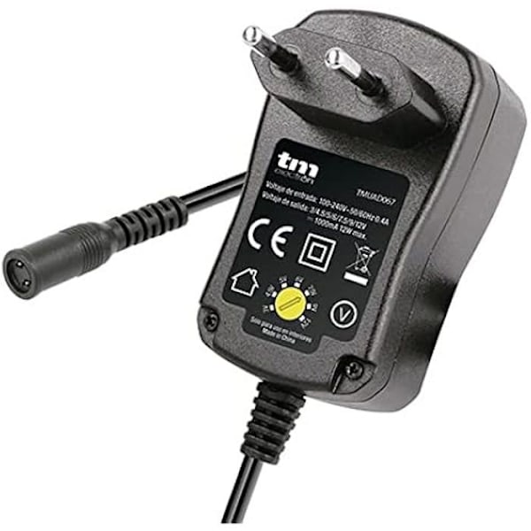 Strömförsörjningsenhet - TM ELECTRON - TMUAD037 - 12 V - 24 W - Svart Svart