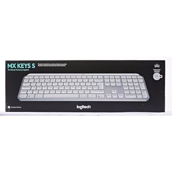 Näppäimistö - LOGITECH - MX Keys S - Bluetooth - Taustavalaistu - QWERTY portugali