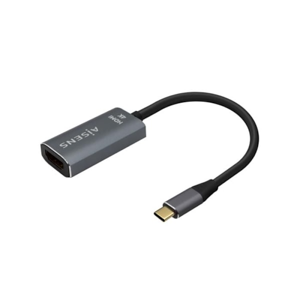 CABLE KONVERTER AISENS ALUMINIUM USB-C TIL HDMI 4K60HZ GRÅ 15CM