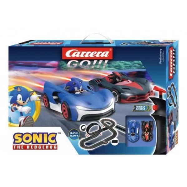 Sonic the Hedgehog 4.9 box set - CARRERA - Elektrisk racingleksak - Blandat Blå
