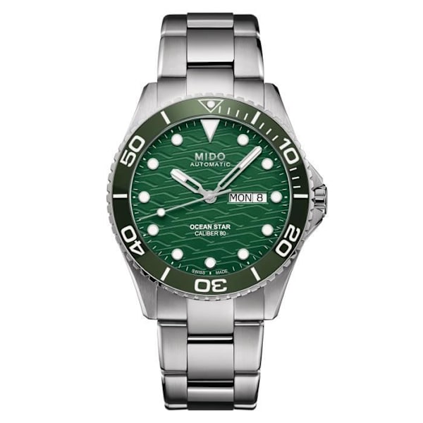 Ur - Mido - Ocean Star 200C - 42,5mm - Automatisk - Vandtæthed 20 Atm Grön
