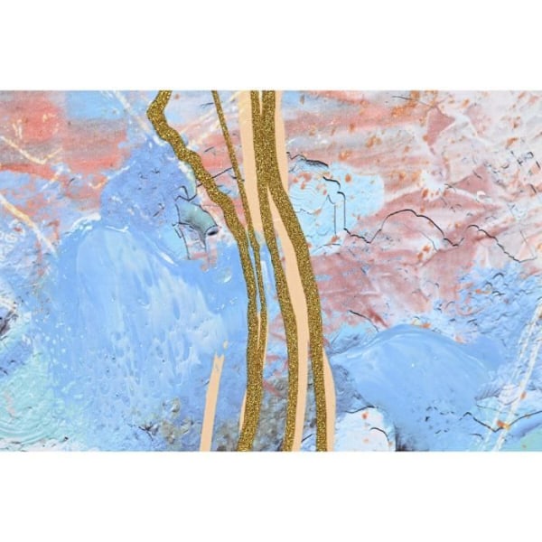 ram 122 x 4,5 x 92 cm modern abstrakt (2 enheter)