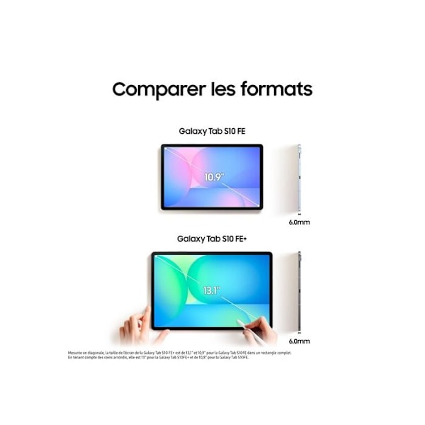 Samsung Galaxy Tab S10FE+ 13.1'' 8GB 128GB WIFI GRÅ