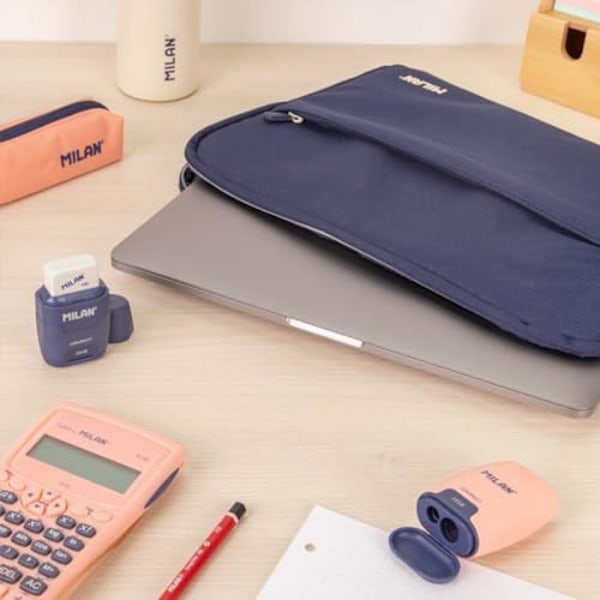 MILAN® 1918 Laptop Sleeve tummansininen - polyesteri - 34,5 x 26 x 2,5 cm marinblå