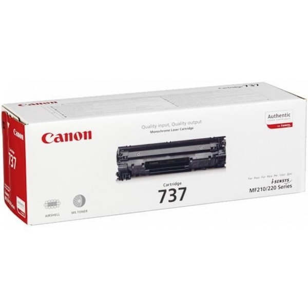 CANON CRG-737 Sort tonerpatron - Standardkapacitet - 2.100 sider