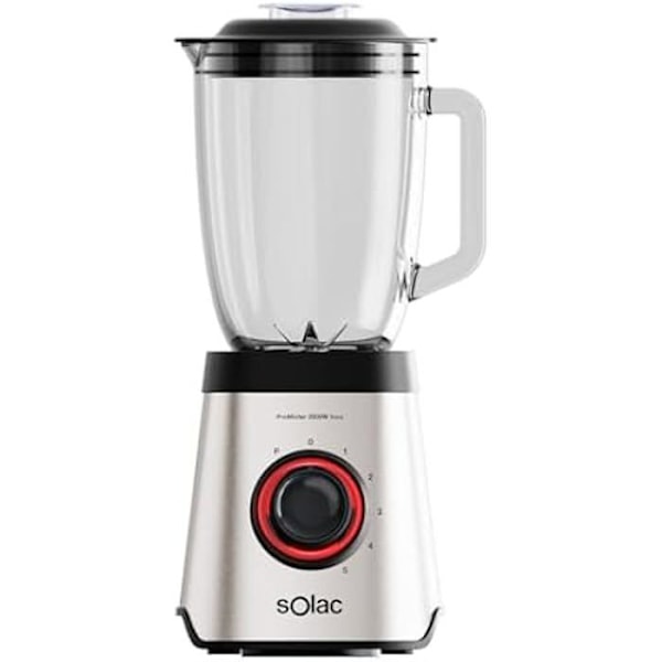 Kopblender - SOLAC - BV5733 - 2000 W - 1,75 L - Rustfrit stål - 5 hastigheder + Puls