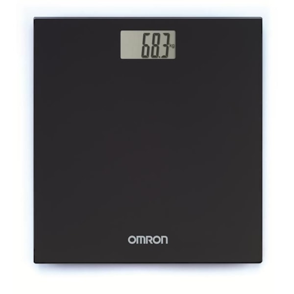OMRON digital personlig vægt - Nøjagtig måling - 150 kg - Sort