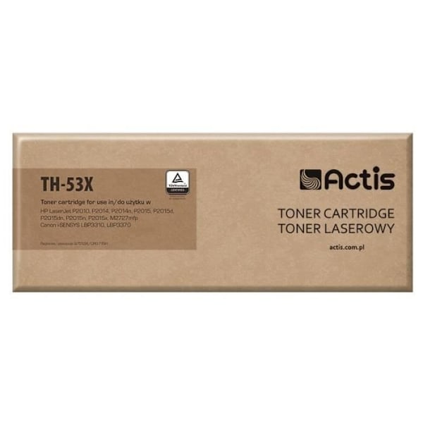 ACTIS TH-53X TONERKASSENDE 1 STK(S) KOMPATIBEL SORT