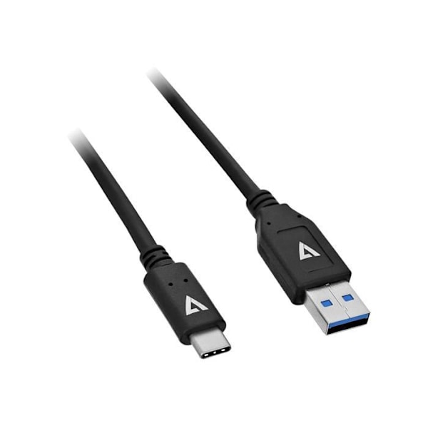 USB 3.1 Type A til Type C dataoverførselskabel - V7 - Sort - 1m
