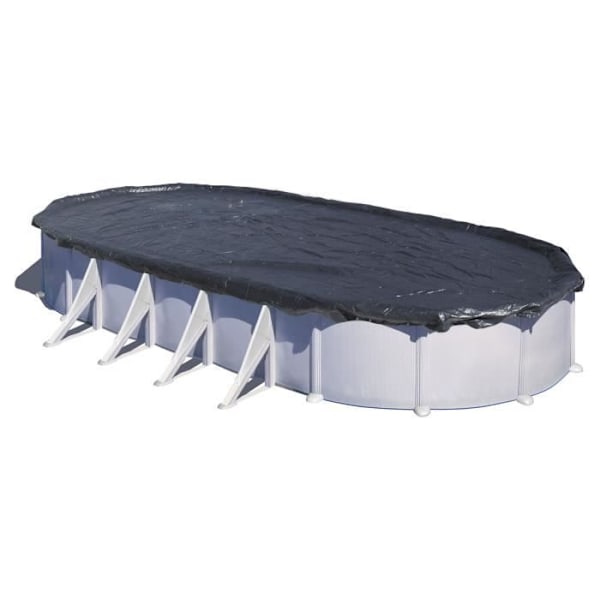 GRE - Vintercover til oval overjordisk pool 5,00m x 3,00m - GRE - CIPROV501 - 120g/m² - Blå Blå