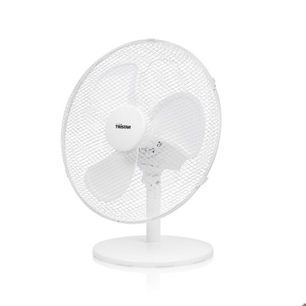 Bordventilator - TRISTAR - VE-5727 - 3 blade - Elektrisk - Hvid - 60 dB