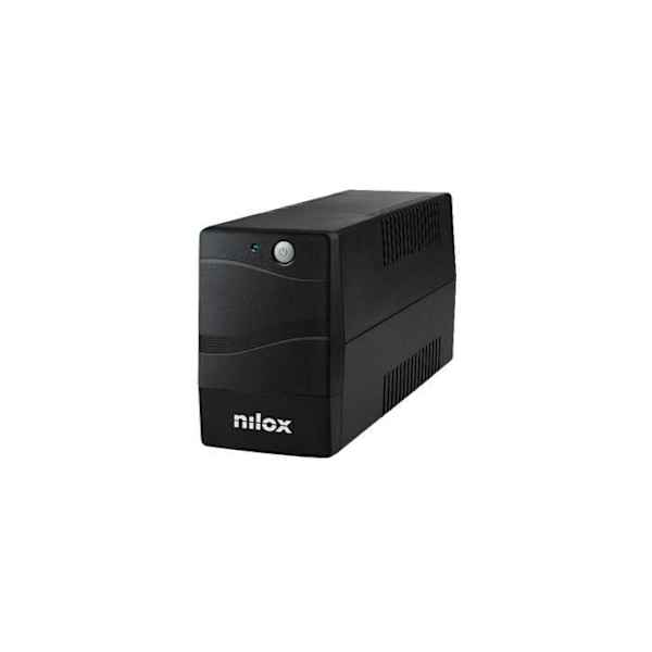 UPS kontrollergruppe - NILOX - NXGCLI12001X7V2 - 1200 VA - 840 W - Batteri 5 Ah Sort