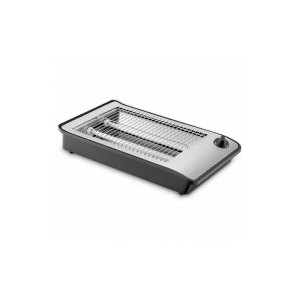 Brødrister - COMELEC - TP7064 - 600 W - Sort - Rustfrit stål - 2 pladser Svart