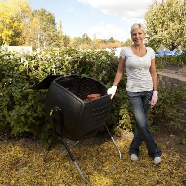 Composter - Levetid - 189,3L - High Density Polyethylen og galvaniseret stål