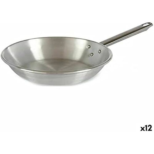 Stekpanna - Kinvara - Standard - Flerfärgad - 52 x 26 x 22,5 cm - Kompatibel med alla värmekällor Silver