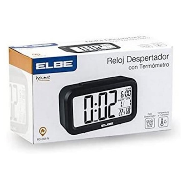 Clockradio ELBE RD668N Sort LCD 4,4"