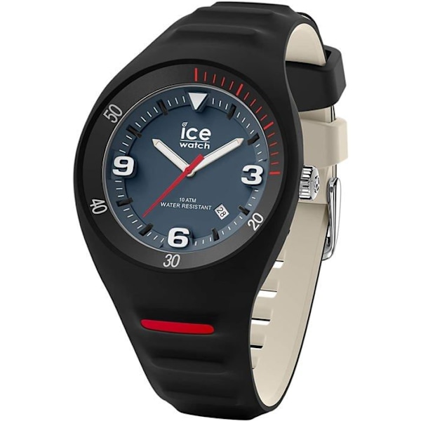 Kello - ICE WATCH - P. Leclercq Mustat siniset farkut - Silikoni/Muovi - Vedenpitävyys 10 Atm - Urheilullinen Kvartsrörelse