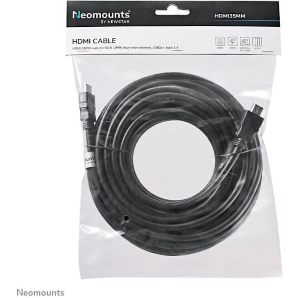 NEWSTAR - Nopea HDMI-kaapeli - HDMI (M) - HDMI (M) - 10 m - Musta