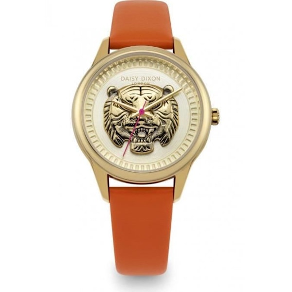 Kvinnoarmband - Daisy Dixon - DD184OG - Läder - Guld - Orange Eller, Orange