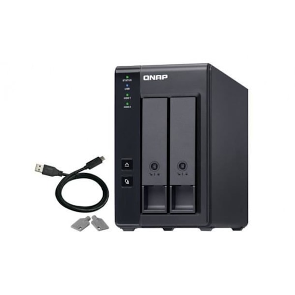Netværkslagring NAS Qnap TR-002 Sort