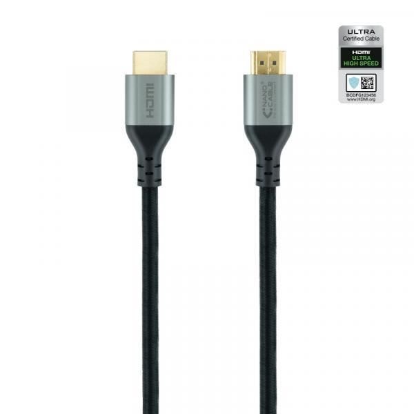 Nanokaapeli 10.15.8101. Kaapelin pituus: 1 m, Liitin 1: HDMI Type A (vakio), Liitin 1 sukupuoli: Uros, Liitin 2: HDMI