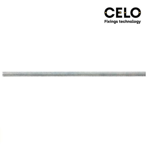 Huvudlös skruv - CELO - X975 - M8 x 1000 mm - Zinkad stål - Förpackning med 50 st