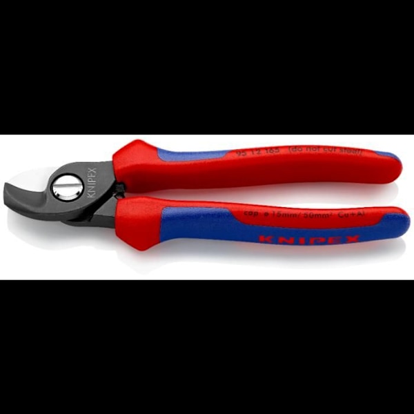 Knipex - Kabelskærertang - 165 mm - Hærdet stål - Rød