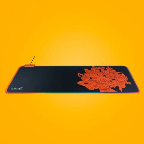 XL pelihiiri - FRTEC Dragon Ball Super - Musta ja Oranssi, RGB:llä