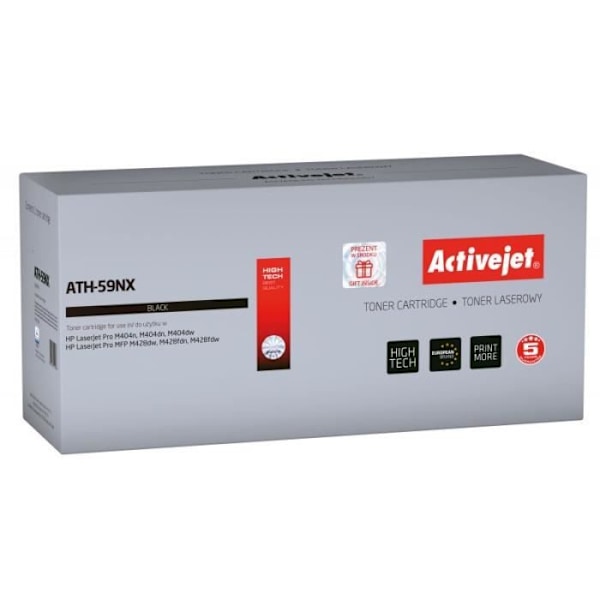 Activejet Tonerpatruuna ATH 59NX HP 59X CF259X Supreme 10000 sivua musta - mukana siru