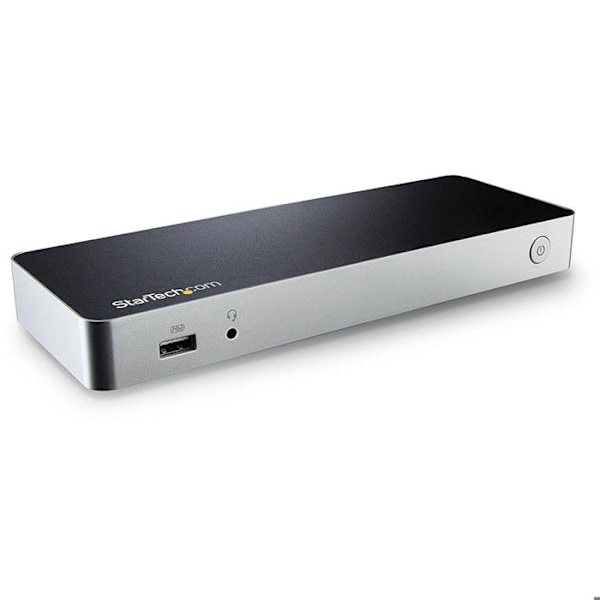 STARTECH Dual Display USB-C -telakointiasema Windows-kannettavalle PC:lle - MST ja Power Delivery 60 W - HDMI-sovittimet