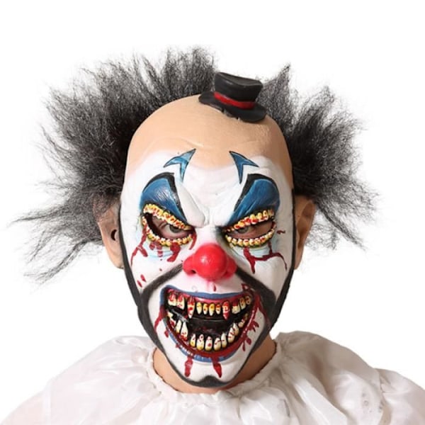 Disguise - Latex Halloween Mask - Killer Clown Multicolor Flerfärgad