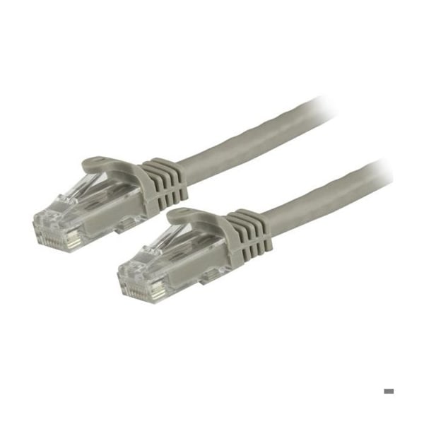 Ethernet-kaapeli Cat 6 - STARTECH - 1,5 m - 100% Kupari - RJ-45 - Harmaa