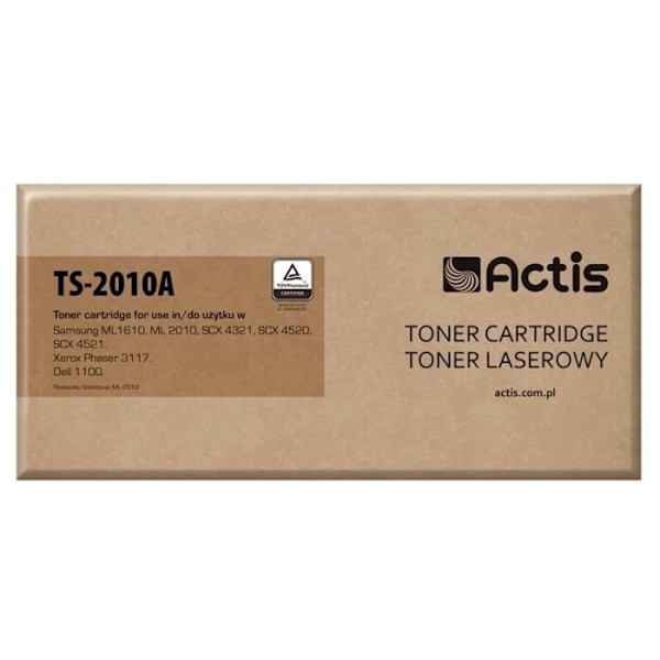 Tonerpatron TS-2010A - ACTIS - Samsung ML-1610D2-ML-2010D3 - Sort - 3000 sider