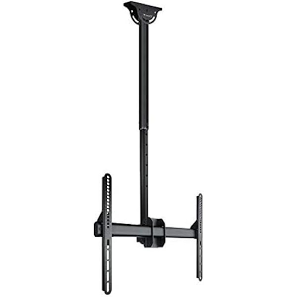 TOOQ LPCE1170TSLI-B - Jatkettava, kallistettava ja kääntyvä kattoteline näytöille 37" - 70", 360° kierto, Paino enintään musta