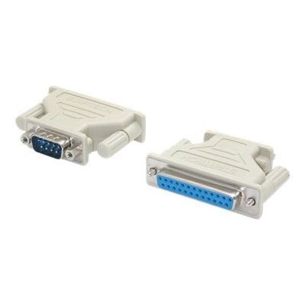 DB9–DB25 M/F-sarjasovitin - STARTECH - Sarjasovitin - DB-9 Uros-sarja - DB-25 Naaras-sarja