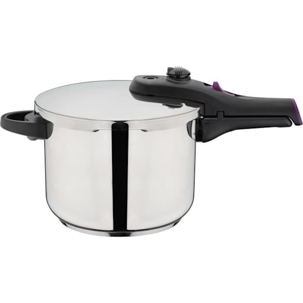 Tryckkokare - GSW - Snabb - 22 cm - 6 L - Induktion - Rostfritt stål