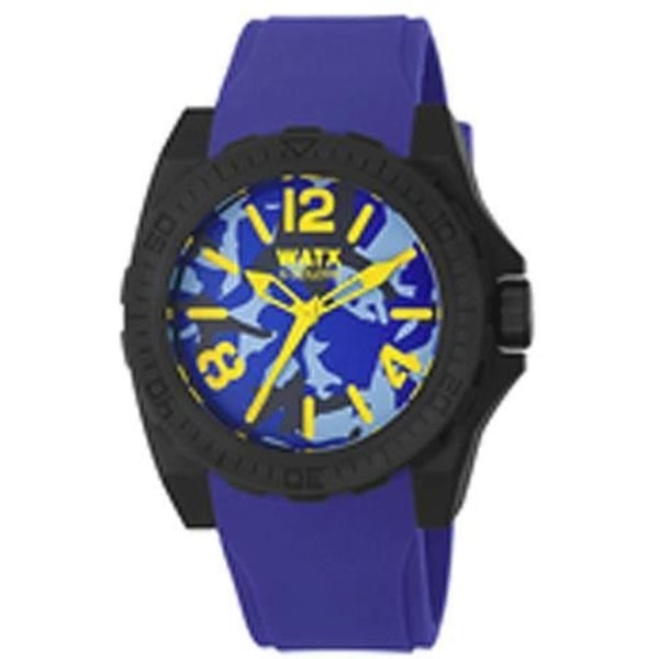 Ur - WATX&COLORS - BLACKOUT RWA1807 - Kvarts - Analog - Sort silikone Svart