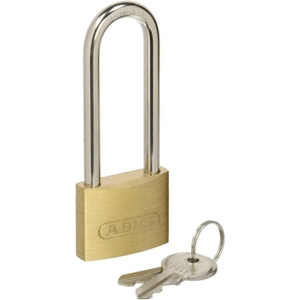 Abus 595035 595035 - 40 mm messing hængelås med ekstra lang bøjle, blister, multicolor - 713/40HB63KA7141