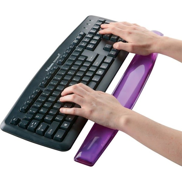 Fellowes 91437 Gel Crystal handledsstöd för...