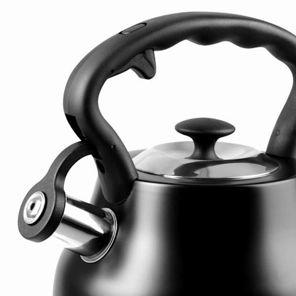 Kedel - Lovet - TMC21B - Høj kvalitet stål - 3,0 Liter - Sort