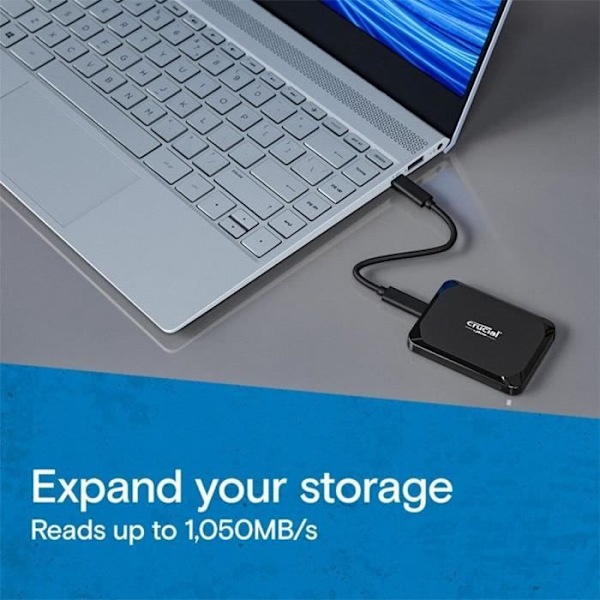 CRUCIAL - CT4000X9SSD9 - X9 ekstern SSD - 4TB - M.2