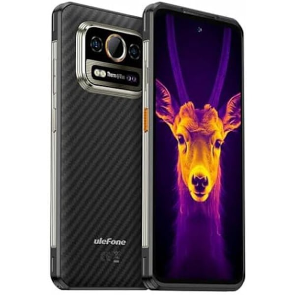Matkapuhelin - Ulefone - Armor 25T - 256 Gt - 6 Gt RAM - Kaksi SIM-korttia - LTE musta
