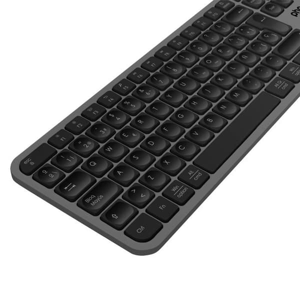 Langaton monilaitteinen näppäimistö - Phoenix Technologies - Bluetooth - 2,4 GHz - K300 - 14 mediasivupainiketta