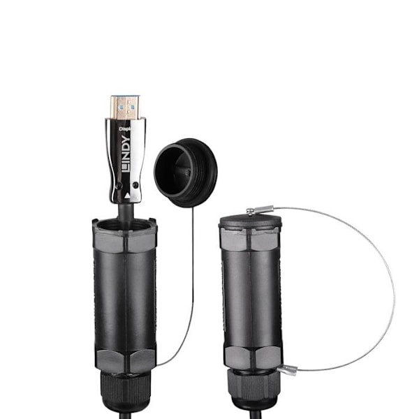 LINDY HDMI 2.1 aktivt skjoldet fiberoptisk kabel 8K 60Hz / 4K 120Hz - 10m
