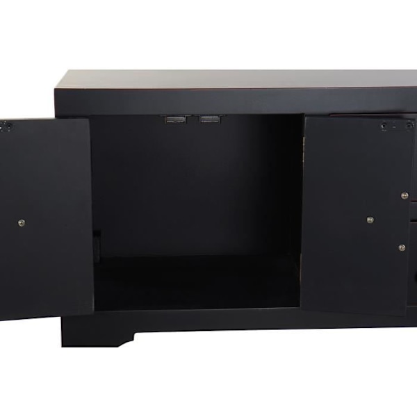konsol sort rød grantræ mdf