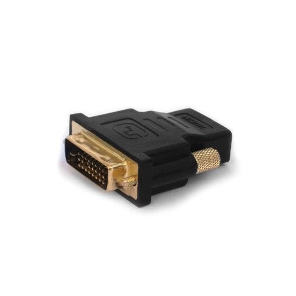 Savio HDMI DVI Sort Kabeladapter til Kabel (HDMI, DVI, Hun/Hun, Sort) - CL-21