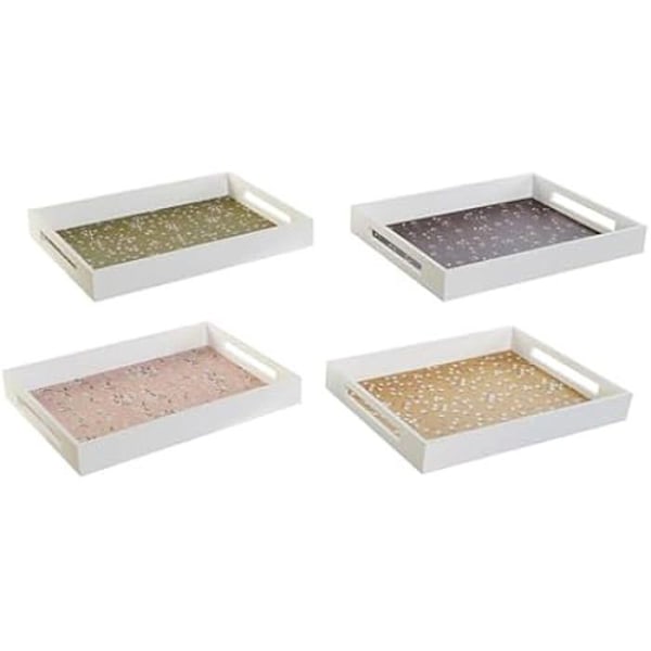 Bricka - DKD HEMINNREDNING - Standard - Flerfärgad - MDF trä - 40 x 5 x 30 cm Bunt