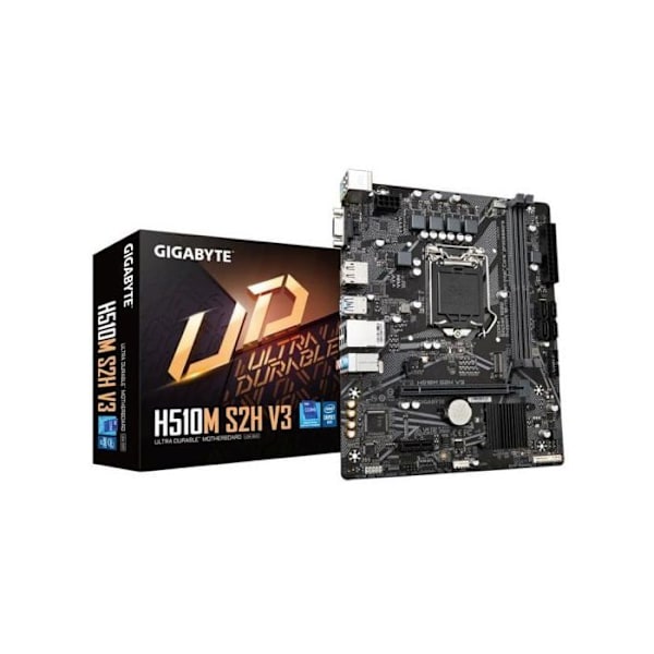 Moderkort - Gigabyte - H510M S2H V3 - Socket LGA1200 - GbE LAN - Serial ATA-600